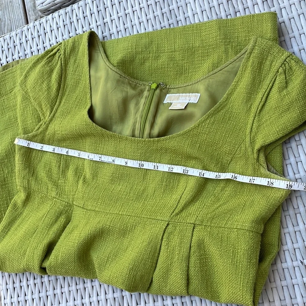 Michael Kors Matching Green Set- Dress & Blazer Size 12